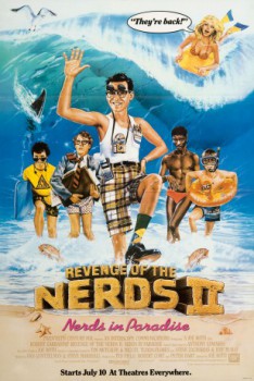 poster La revolución de los novatos  (1987)